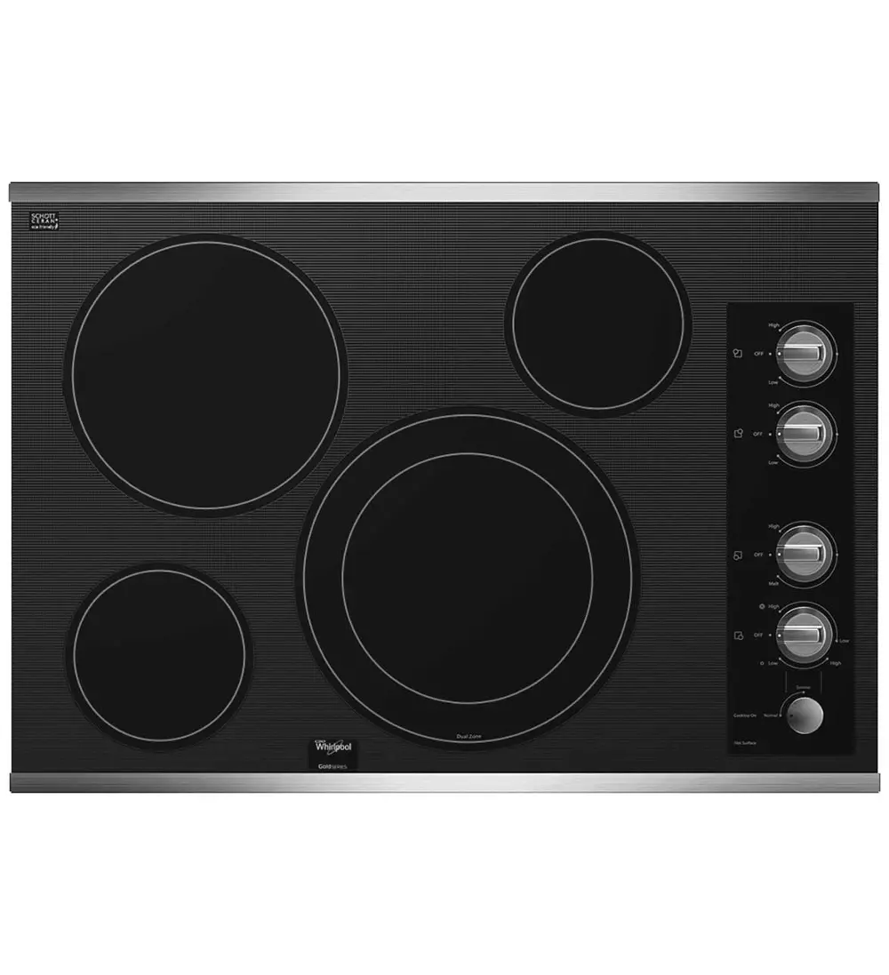 G7CE3034XS Whirlpool Electric Cooktop-1