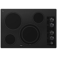 G7CE3034XB Whirlpool 30 Inch Smoothtop Electric Cooktop - Black