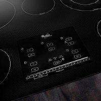 G9CE3065XB Whirlpool 30 Inch Smoothtop Electric Cooktop - Black