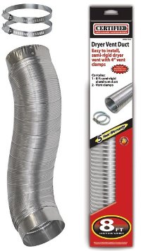 CERT-77015 Certified Appliance 77015 Dryer Duct (8ft)