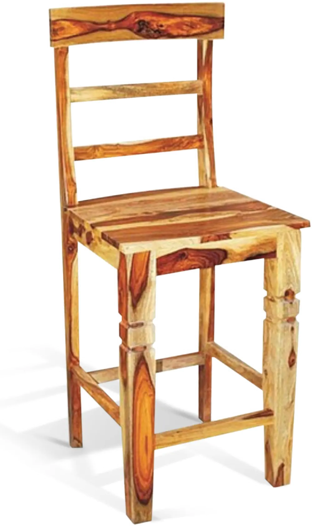 Tahoe 24 Inch Distressed Natural Counter Stool-1