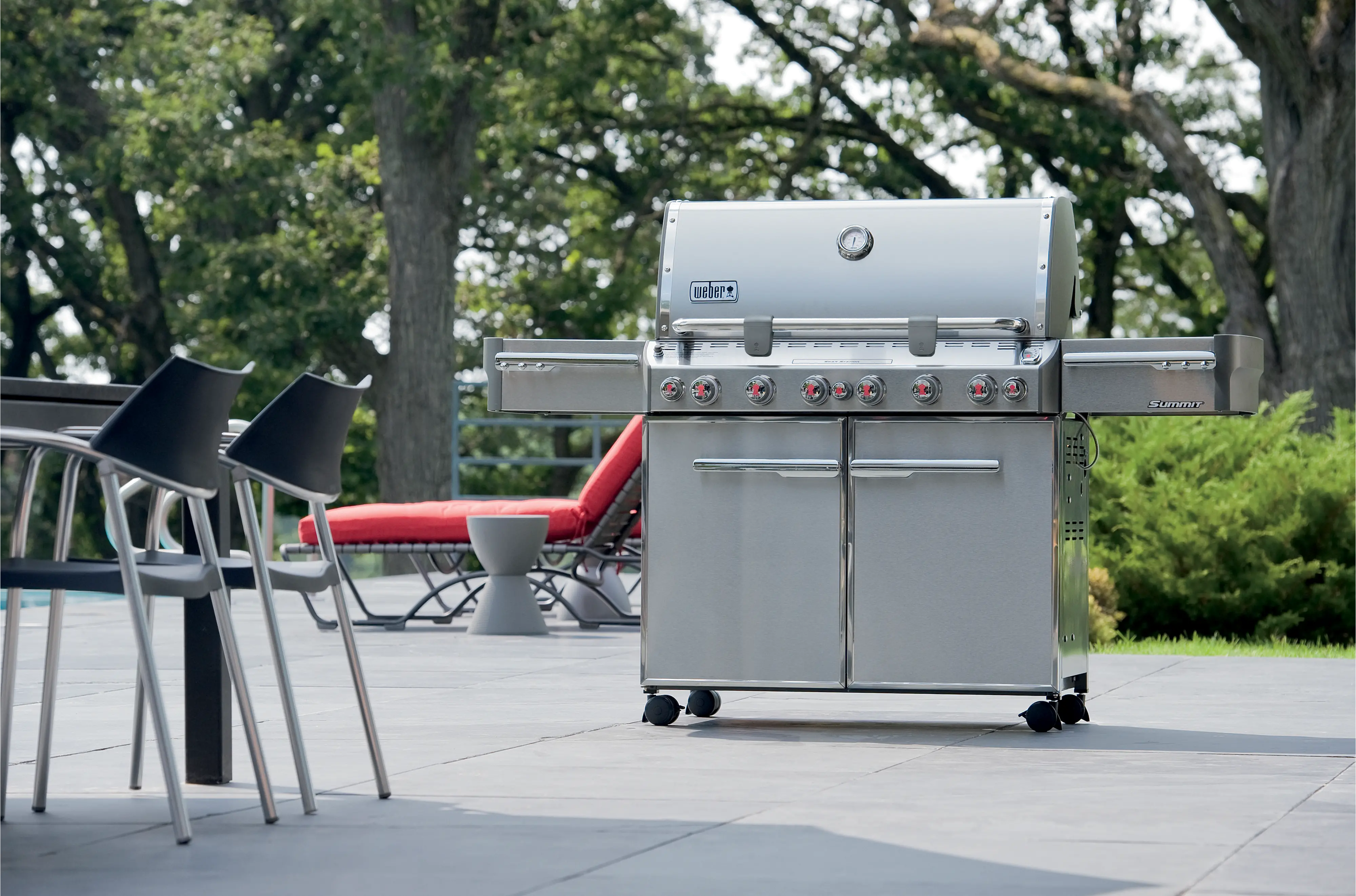 7470001 Weber Summit Series S-670 Natural Gas Grill - Stainless Steel-1
