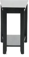 Wedge Black Side Table