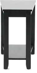 Wedge Black Side Table