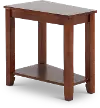 Wedge Espresso Side Table
