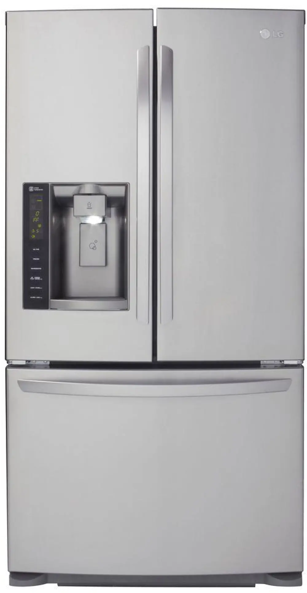 LFX25974ST LG French Door Refrigerator - 36 Inch Stainless Steel-1