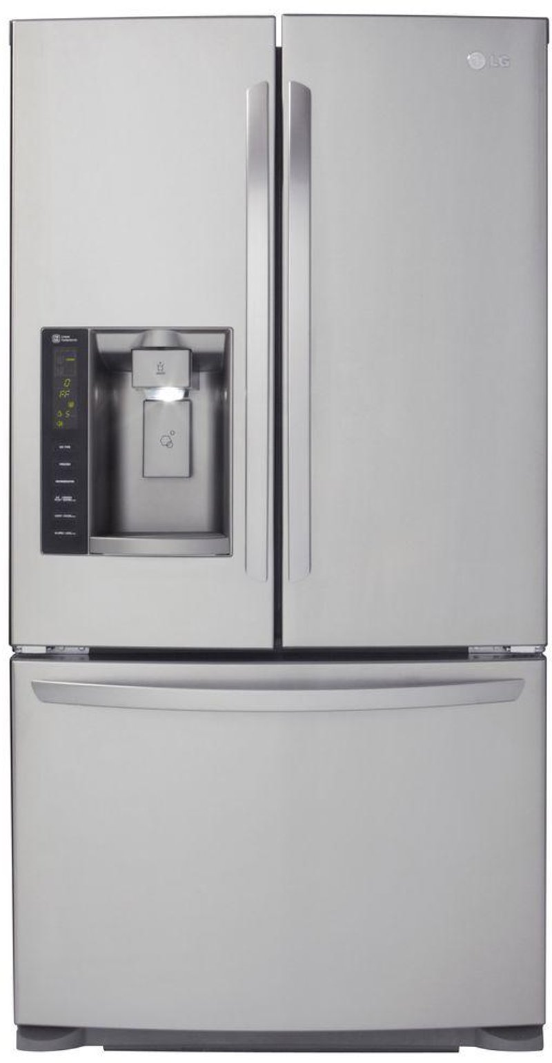 LG French Door Refrigerator 36 Inch Stainless Steel RC Willey Furniture Store