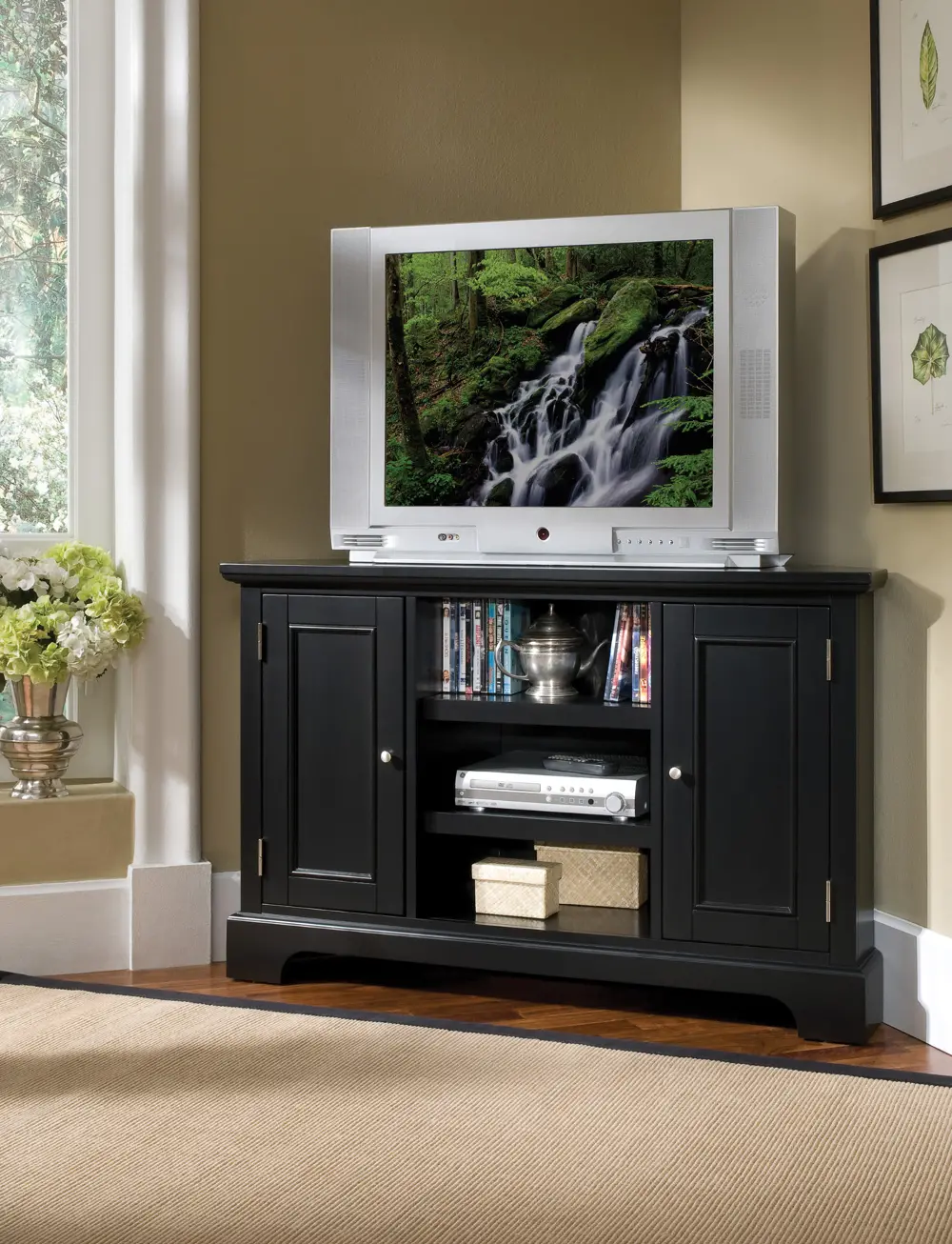 5531-07 Home Styles Corner Entertainment TV Stand-1