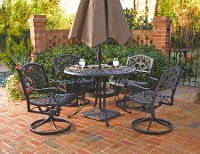 Home Styles Round Outdoor Dining Set