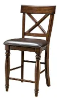 Raisin Brown 24 Inch Counter Height Stool - Kingston