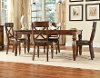 Raisin 5 Piece Dining Set with X-Back Chairs - Kingston