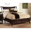 Java Brown King Storage Bed - Kensington