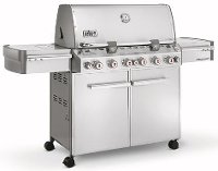 7370001 Weber Summit Series S-670 Liquid Propane Grill - Stainless Steel