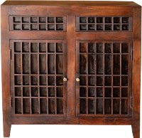 Brown Handmade 2-Door Cabinet