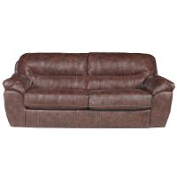 Brantley 95 Inch Brown Upholstered Sofa