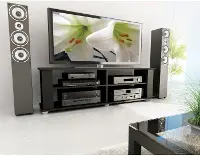 Black Open 60 Inch TV Stand - Fillmore