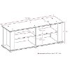 Black Modern 50 Inch TV Stand - Fillmore-3