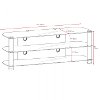 Black TV Stand (58 Inch) - New York