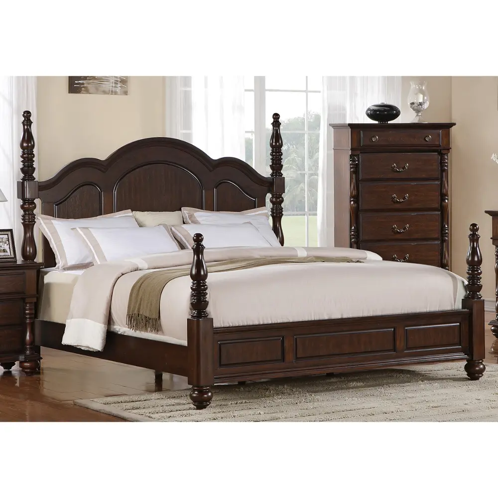 Georgia Brown Queen Bed-1