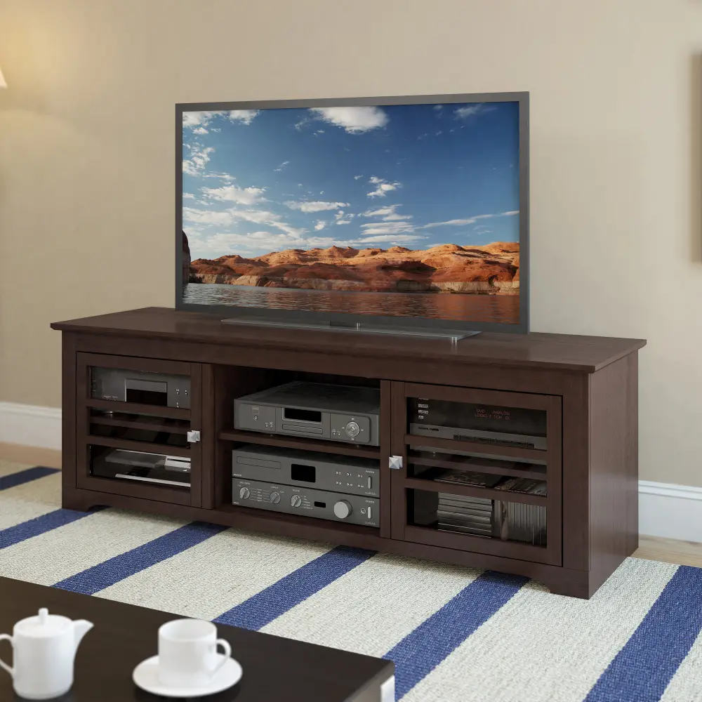 Brown Simple 60 Inch TV Stand - West Lake-1