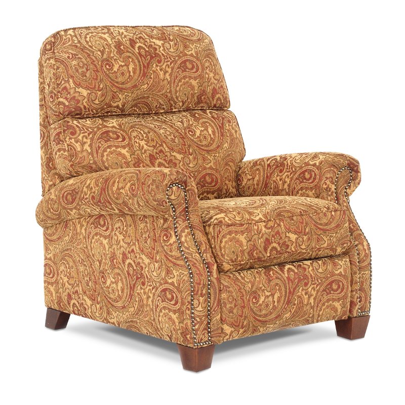 35 Inch Pattern Upholstered Recliner RC Willey Furniture Store