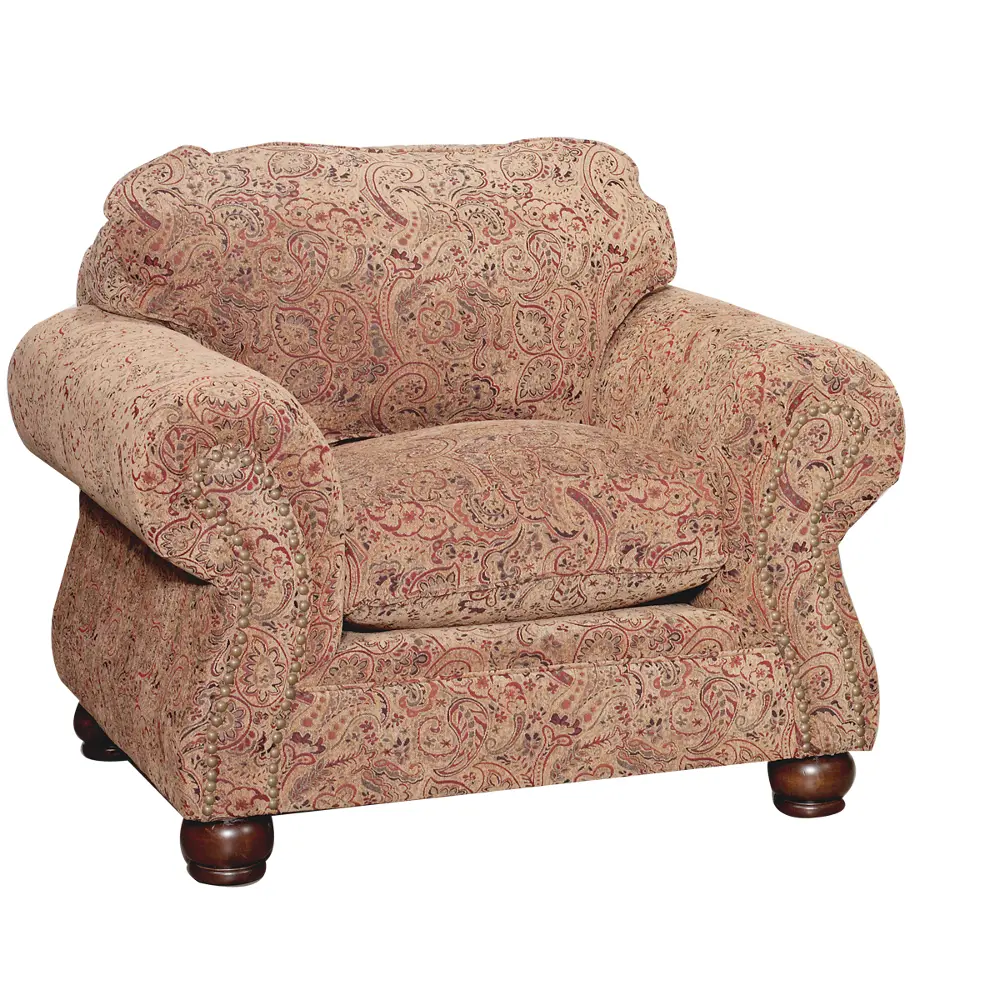 Redford 54 Inch Pattern Upholstered Chair-1