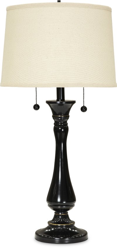Bronze Twin-Pull Table Lamp