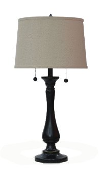 Bronze Twin-Pull Table Lamp-2