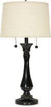 Clearance Bronze Twin-Pull Table Lamp