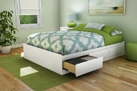 3160211 White Full Size Storage Bed - Step One-3