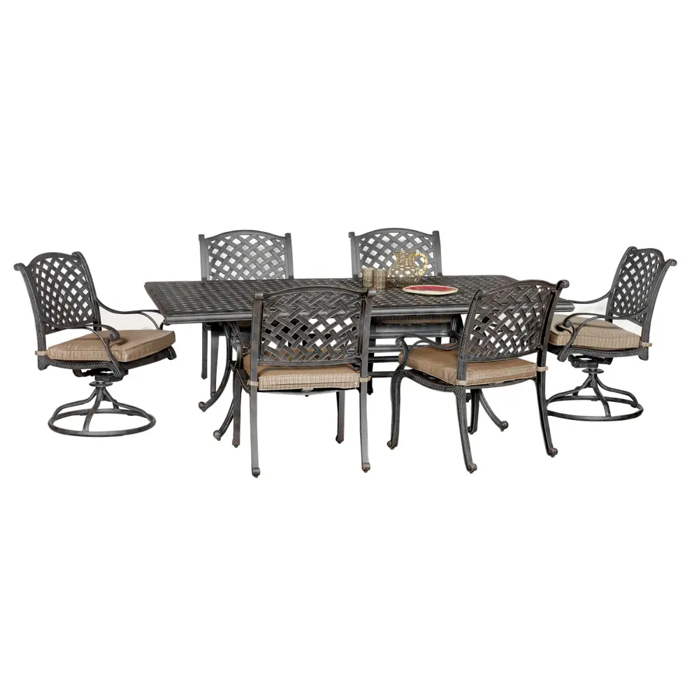 7 Piece Outdoor Patio Dining Set - Moab-1