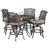 5 Piece Counter Height Outdoor Patio Set - Moab