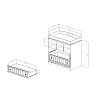 3519330 Espresso Changing Table - Savannah -2