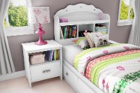 3650212 White Twin Mates Bed with Drawers - Tiara -5