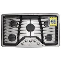 PGP976SETSS GE Profile 36 Inch Gas Cooktop - Stainless Steel-2