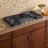 PGP976SETSS GE Profile 36 Inch Gas Cooktop - Stainless Steel-3