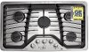 PGP976SETSS GE Profile Series 36 Inch Gas Cooktop - Stainless Steel-2
