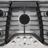 PGP976SETSS GE Profile Series 36 Inch Stainless Steel Gas Cooktop-4