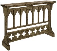 Rustic Prairie Console Table