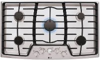 LCG3611ST LG 36 Inch 5-Burner Gas Cooktop - Stainless Steel