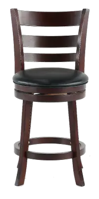 Dark Cherry Swivel Counter Height Stool - Harper