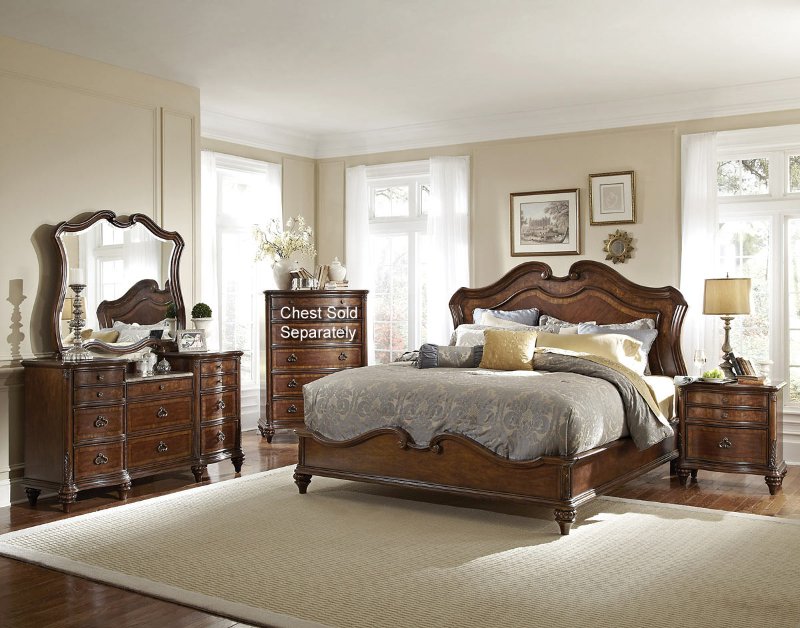 Marisol Brown 6-Piece Cal-King Bedroom Set