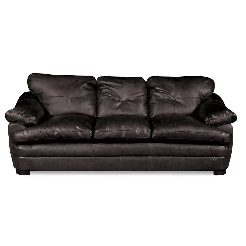 Buckley 90 Inch Black Upholstered Sofa-1