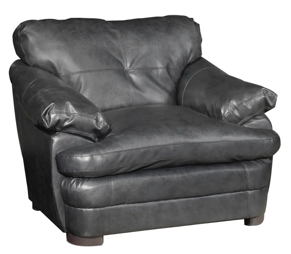 48 Inch Black Upholstered Chair-1