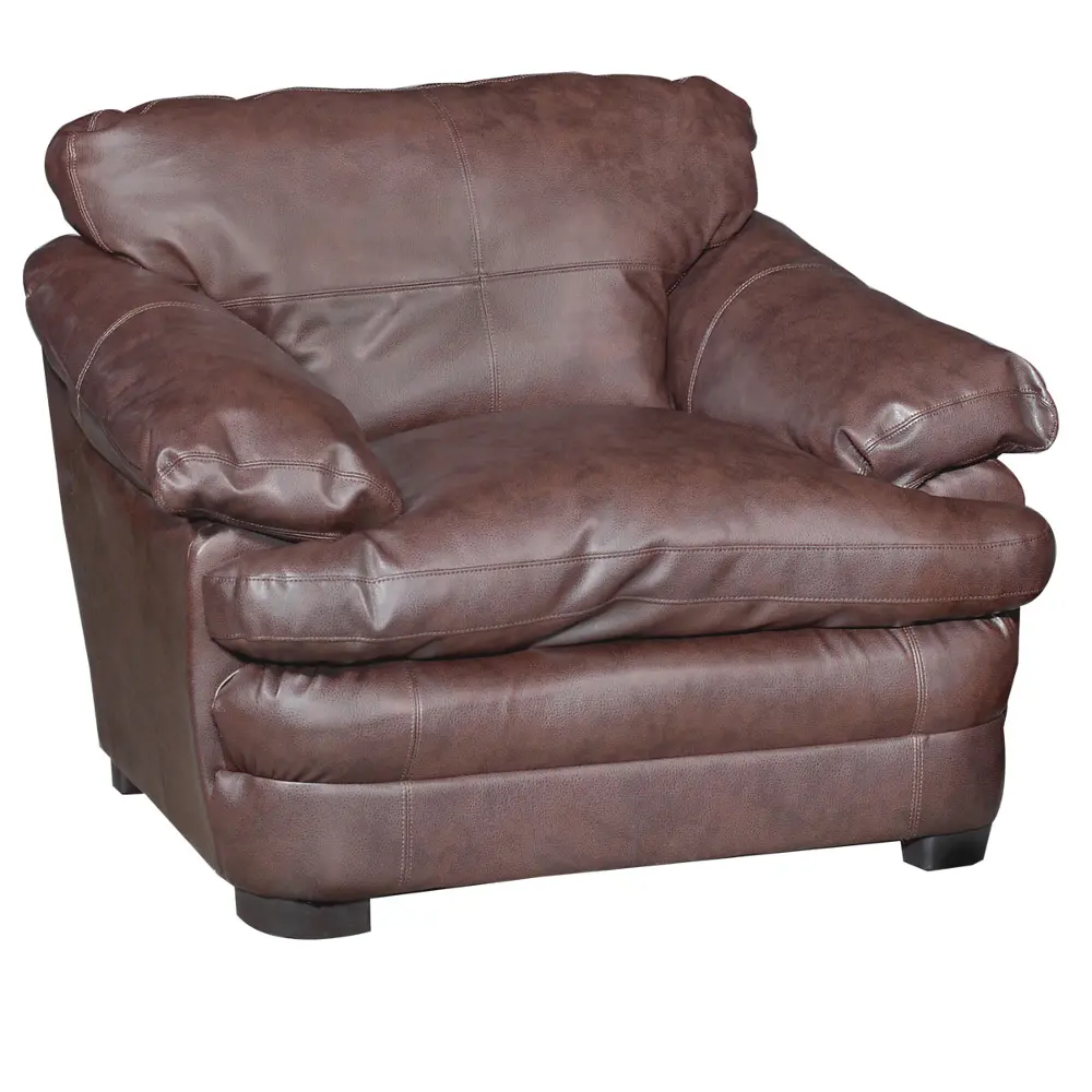 Buckley 48 Inch Brown Upholstered Chair-1