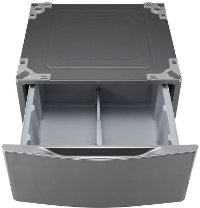 WDP5V LG 27 Inch Laundry Pedestal - Graphite-2