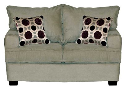 Casual Contemporary Stone Loveseat - City