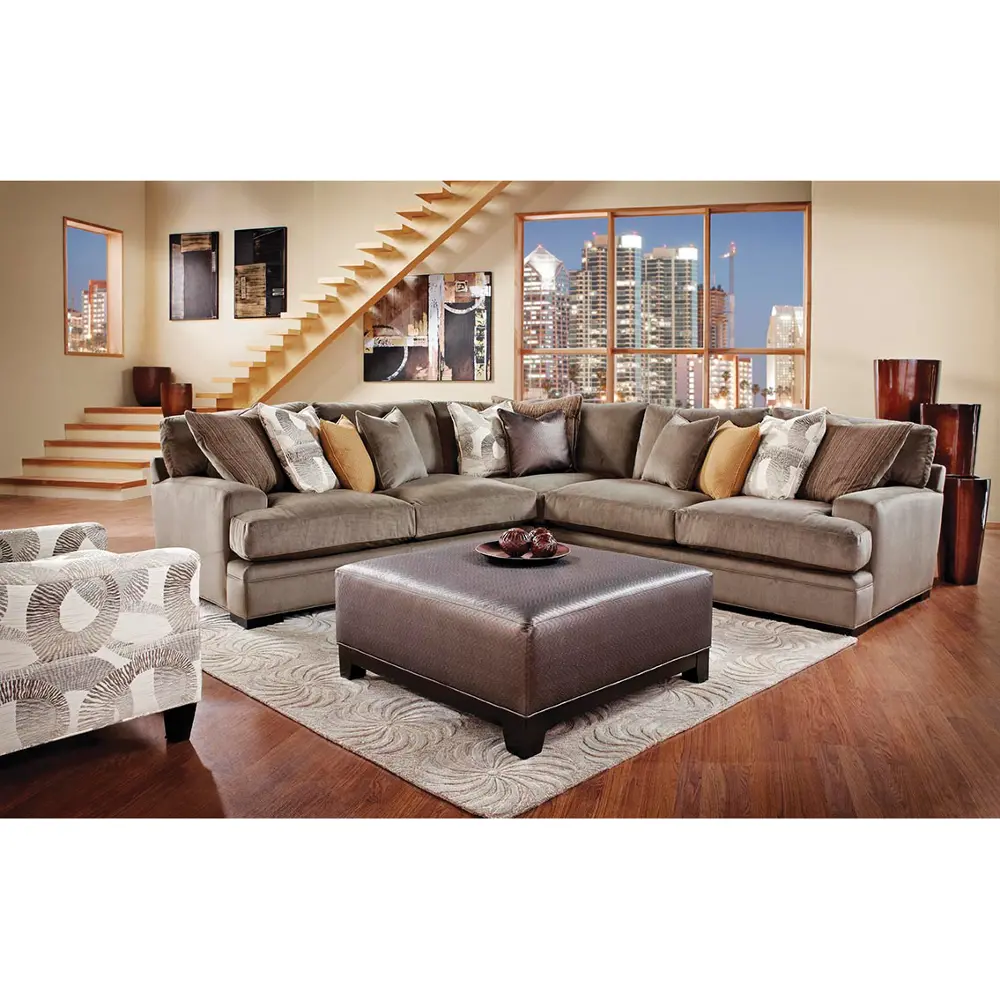 Granite Upholstered 3 Piece Sectional-1