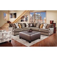 Granite Upholstered 3-Piece Sectional