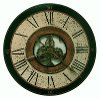 32 Inch Antique Brass Metal Gear Wall Clock